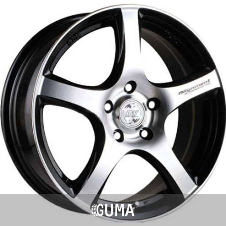rs tuning h-531 bkfp r15 w6.5 pcd5x112 et40 dia57.1