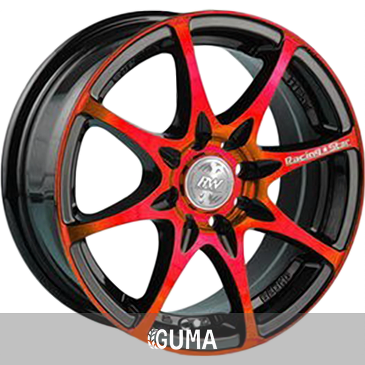 rs tuning h-480 bk-ord/fp r14 w6 pcd4x98 et38 dia58.6