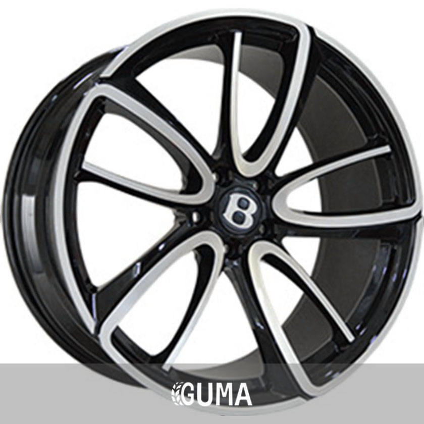 Купити диски Replica Forged BN1040L Gloss Black With Matte Polished R21 W9.5 PCD5x112 ET41 DIA57.1