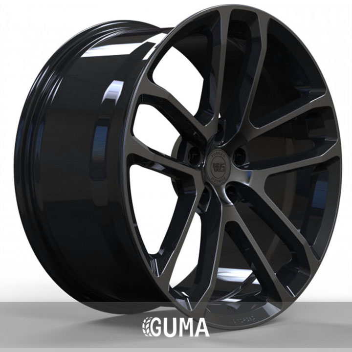 ws forged ws089c gloss black with dark machined face r20 w11.5 pcd5x120 et38 dia74.1