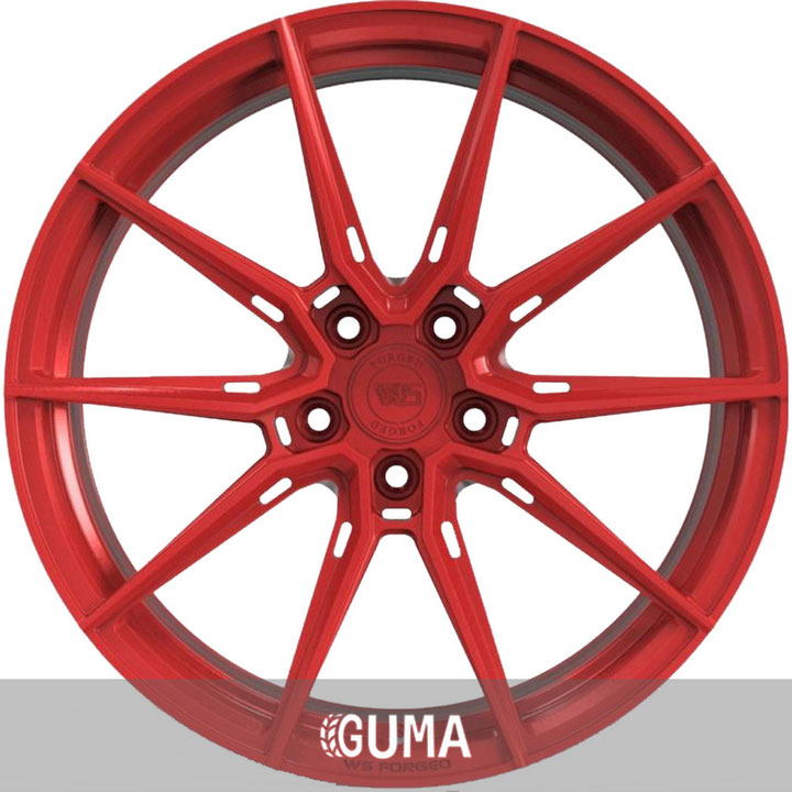ws forged ws2105 matte red r19 w9.5 pcd5x114.3 et35 dia70.5