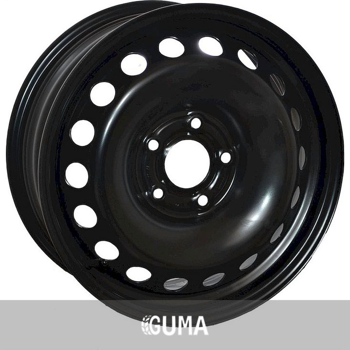 av wheels (black) ford oem r16 w6.5 pcd5x108 e50 dia63.3